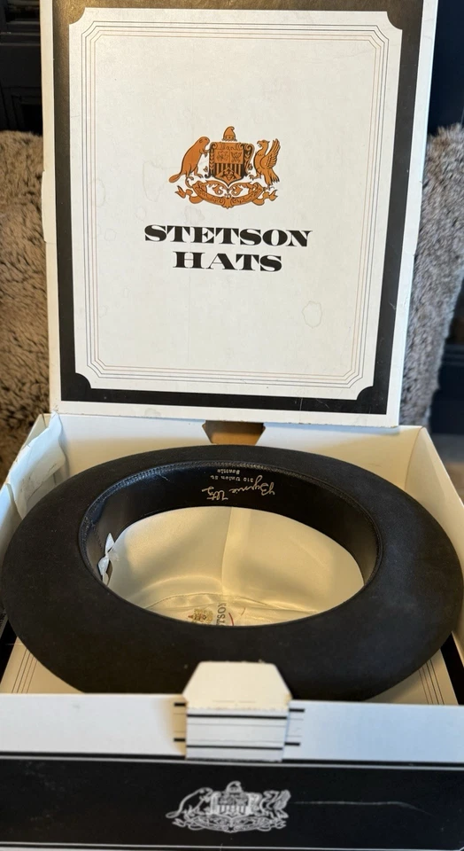 Винтажная красивая федора Royal Stetson Byrnie Utz 7 1/4 - Изображение 3 из 4