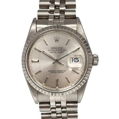 Rolex 16030 34mm Silver Automatic Caliber 3035 Men's Watch Steel