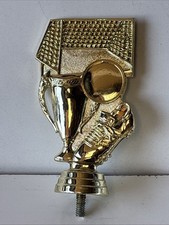 New Vintage Trophy Toppers Gold Tone Plastic. Lot of 10 . Sports. 5 x 3 .