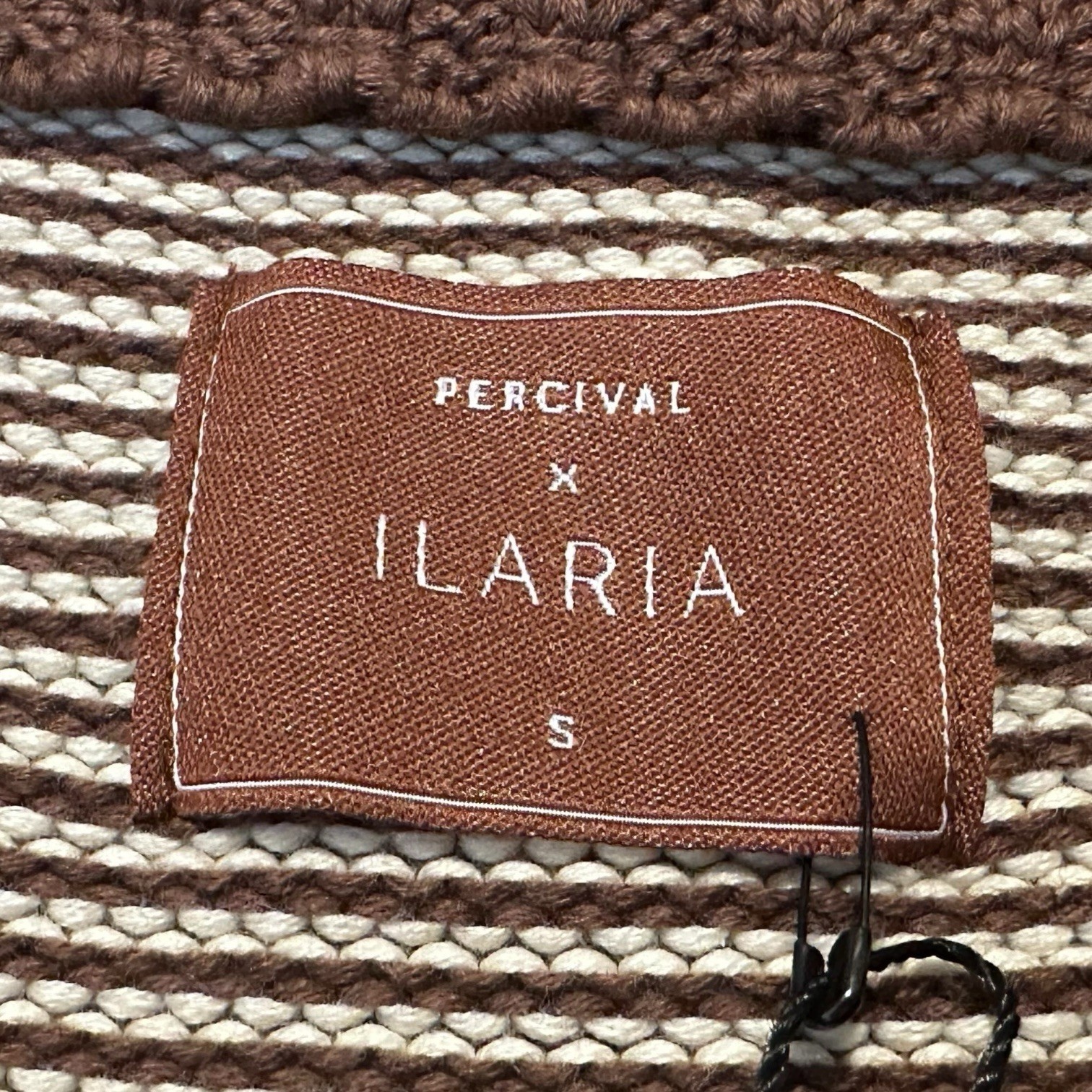 Percival x Ilaria Jumper Mens Small Fisherman Quarter Zip Pullover BNWT RRP £159 image 9