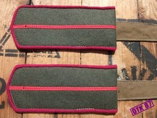 MADE TO ORDER 1943 combat junior officers field shoulder boards green wool