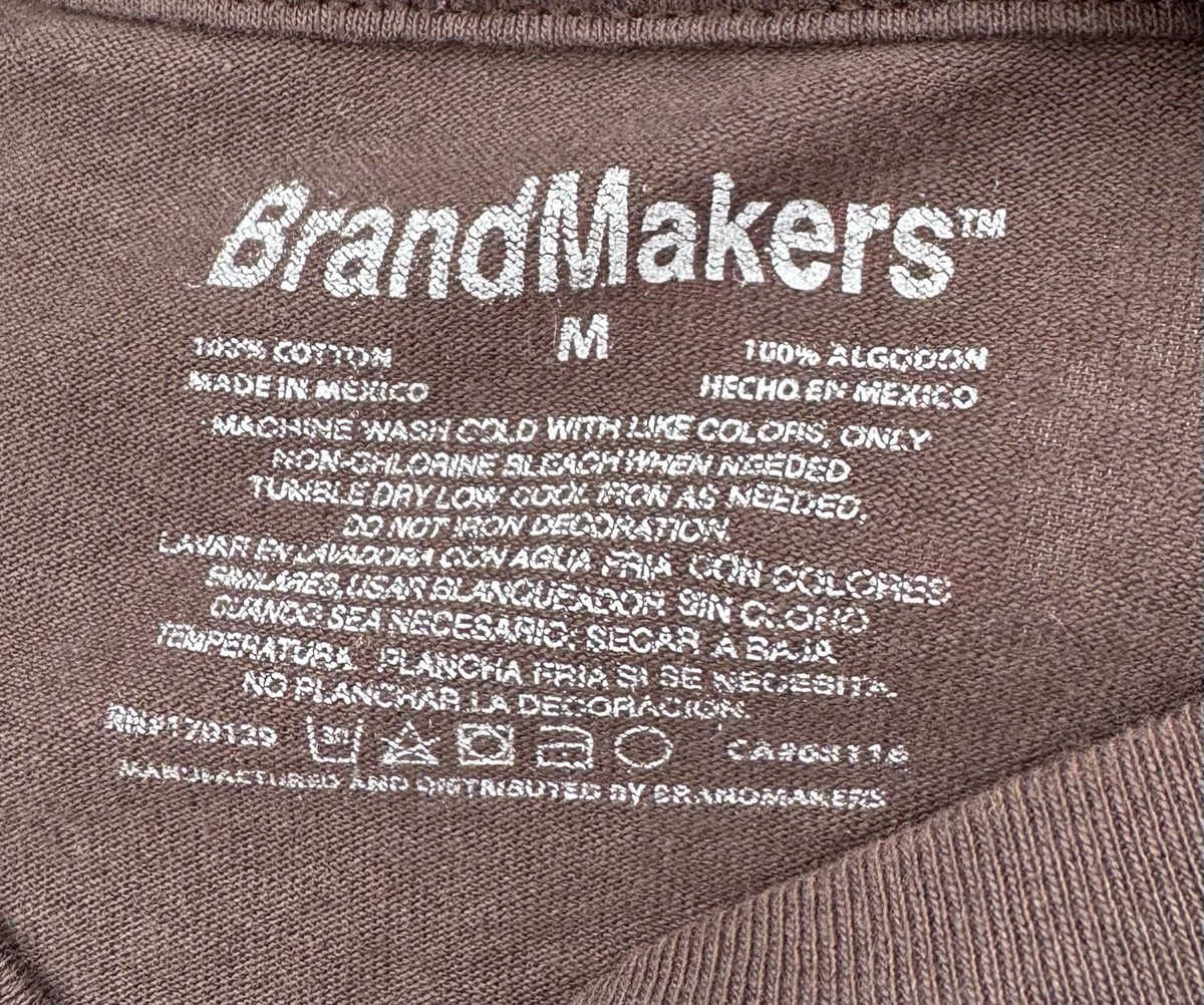 BrandMakers TOKYO Japan Midnight Racers IKIGAI Brown T-Shirt Medium 24 Seven View 3