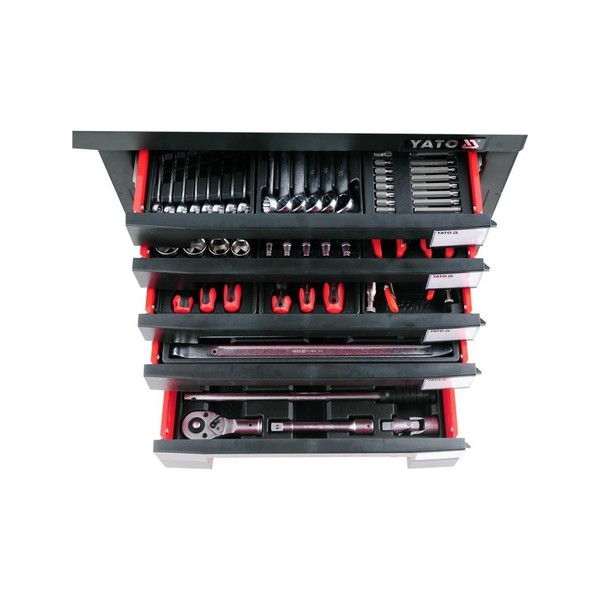 Serviceschrank Mit Werkzeug 165Tlg YT-55293-image