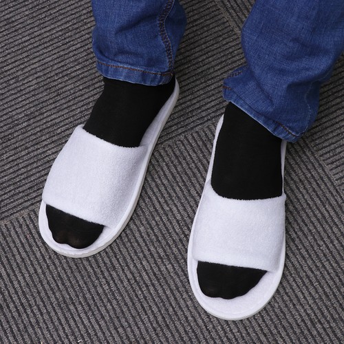 Half Bag of Slippers Lightweight Guest Bathroom Disposable Open Toe