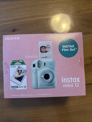 FUJIFILM Instax Mini12 Film-Set 10 Aufnahmen Sofortbildkamera Mint/Grün