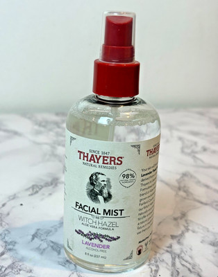 THAYERS Witch Hazel Facial Mist Toner with Aloe Vera, Lavender - 8 oz