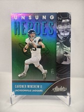 2020 Absolute Spectrum Green 🧨 Gardner Minshew II  /25 • Rare Short Print 💥💚