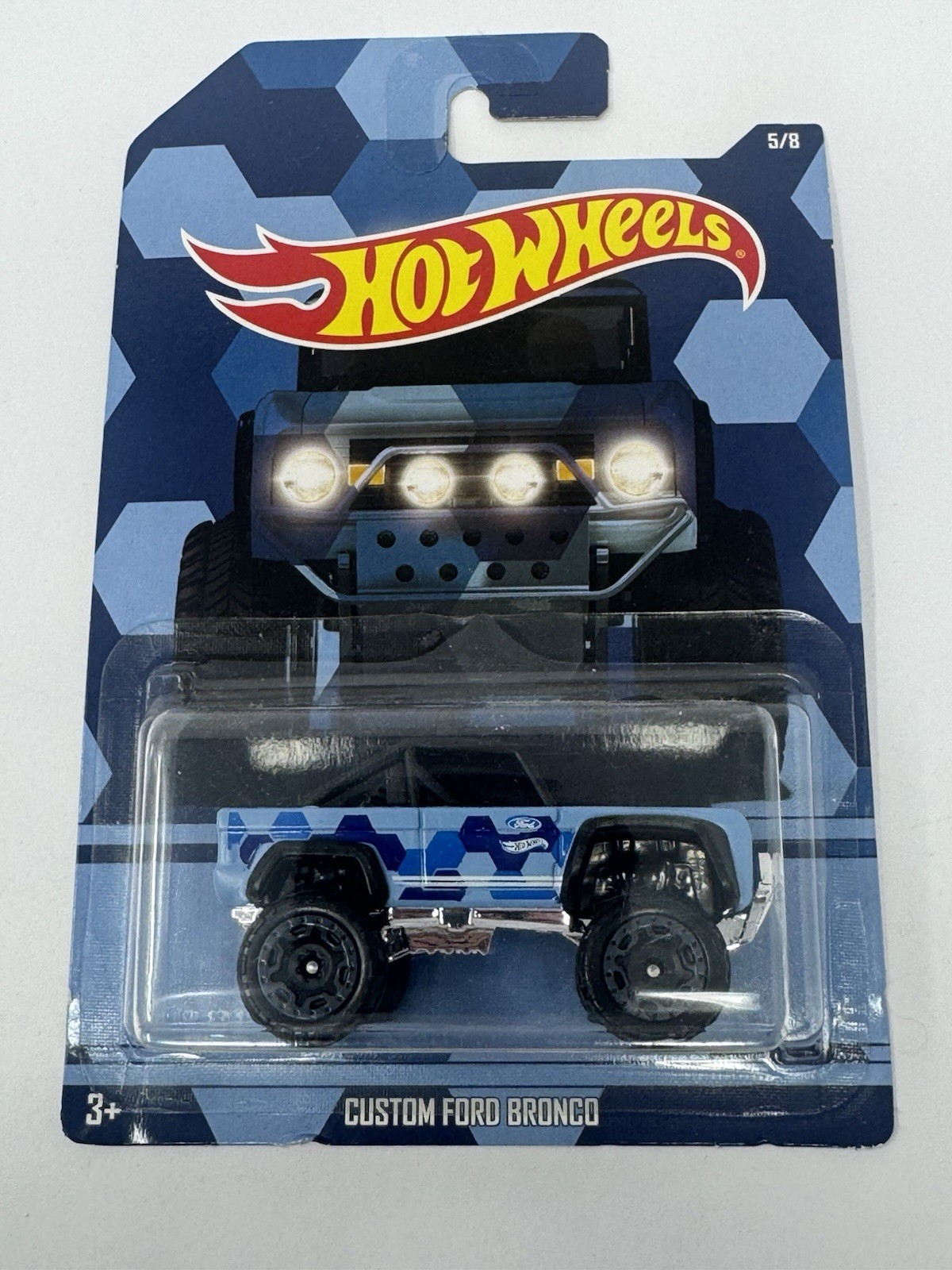 Hot Wheels 2017 Camouflage Series 5/8 Blue Camo Custom Ford Bronco A7