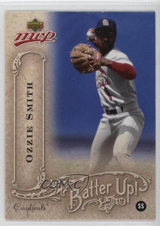 2005 Upper Deck MVP Batter Up Ozzie Smith #BU-28 HOF 0t2