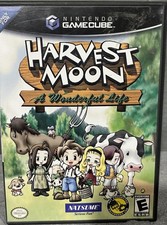 Vintage Nintendo Gamecube Harvest Moon A Wonderful Life Complete RPG Video Game