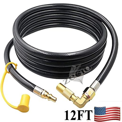 #ad #ad Propane Quick Connect Hose W Low Pressure Elbow Adapter for 17quot; amp; 22quot; Blackstone $11.89
