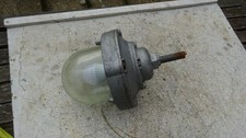 Vintage Industrial GEC Flameproof Vintage External Ceiling Pendant Light