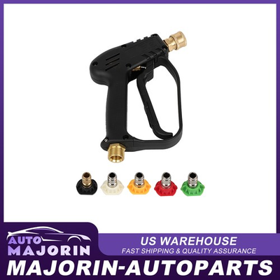 #ad Short Pressure Washer Gun with M22 14mm Inlet Stubby High Pressure Handle Gun $22.99