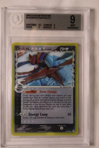 Deoxys (Delta Species - Attack Forme) 3/110 EX Holon Phantoms Holo BGS 9