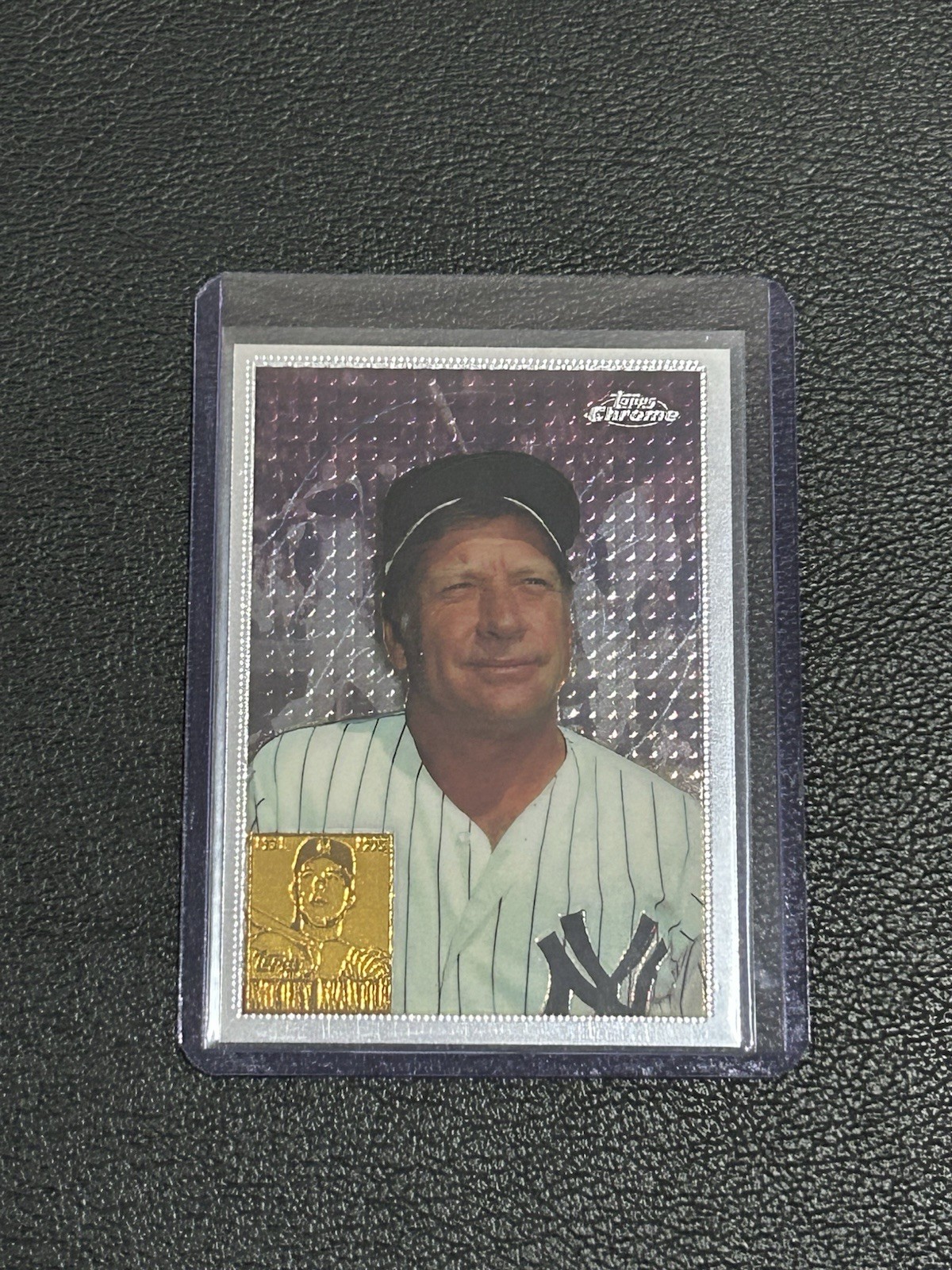 1996 Topps Chrome Mickey Mantle #7 New York Yankees C1