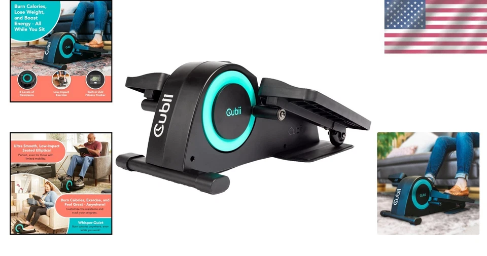 JR1 Under Desk Elliptical & Bike Pedal Exerciser - Image 2 of 4