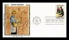DR JIM STAMPS US COVER JIMMIE RODGERS PERFORMING ARTS FDC COLORANO SILK CACHET