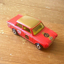 Red & Gold Diecast Toy Car - Red Body Gold Roof, Age 17 Years & Up