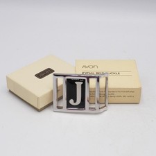Avon "J" Initial Belt Buckle