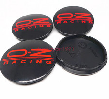 4pcs 62 Mm For Oz Racing M595 Black Red Alloy Wheel Center Rim Caps Hub Caps
