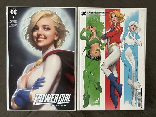 Power Girl Special 1 Will Jack David Nakayama Set of 2 East Side Comics LTD 3000