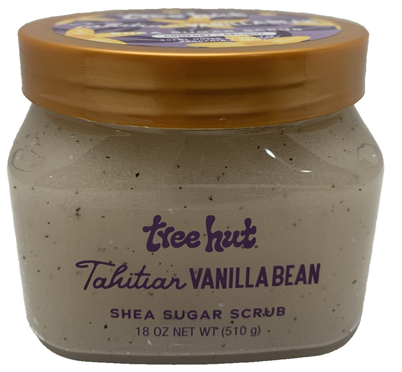 Tree Hut Tahitian Vanilla Bean Shea Sugar Scrub 18 oz HTF NEW