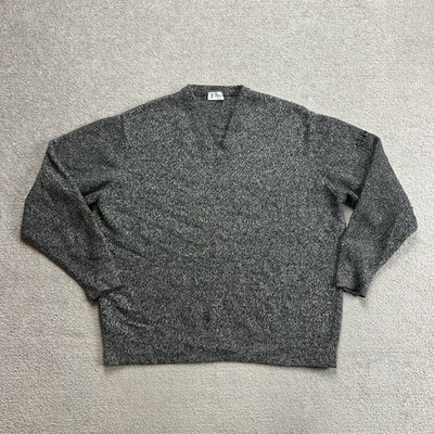 PRINGLE Damen Pullover Vintage G L Wolle Strickpullover Sweater Jumper 4402 Grau
