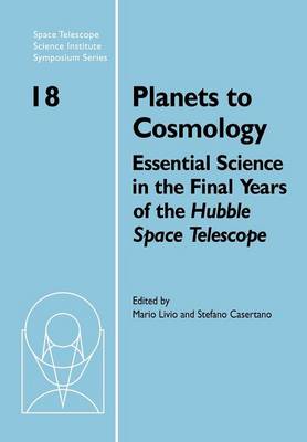 Planets to Cosmology Livio Casertano Paperback Cambridge University Press