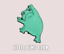 Frog Enamel Pin Animal Pin Lapel Pin Cute Pin Mood Pin Lapel Pin Kawaii Pin