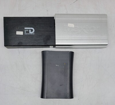 Lot of 3 external HDD 2TB different brands check the description/no Power aapter