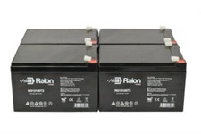 Raion Power 12V 12Ah Battery For CSB GP12120 - 4 Pack
