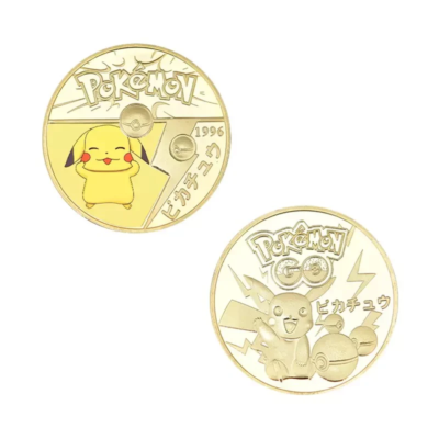 1996 Pokemon Coin Challenge Coin #9 of 10 Great Starter Coin for