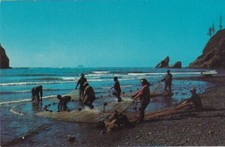 Smelt Fishing onThe Pacific Ocean Seacoast-Oregon/Washington