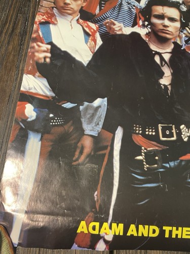 Adam And The Ants Vintage Poster 1981 Merchandising Corporation Of America - Picture 5 of 12