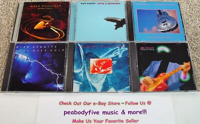 Lot Of 6 DIRE STRAITS - MARK KNOPFLER CDS - Heart, Sail, Arms, Love, Street +A 