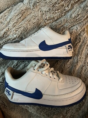Nike Air Force 1 Jester XX Sneaker Women's 6.5 White Game Royal Blue