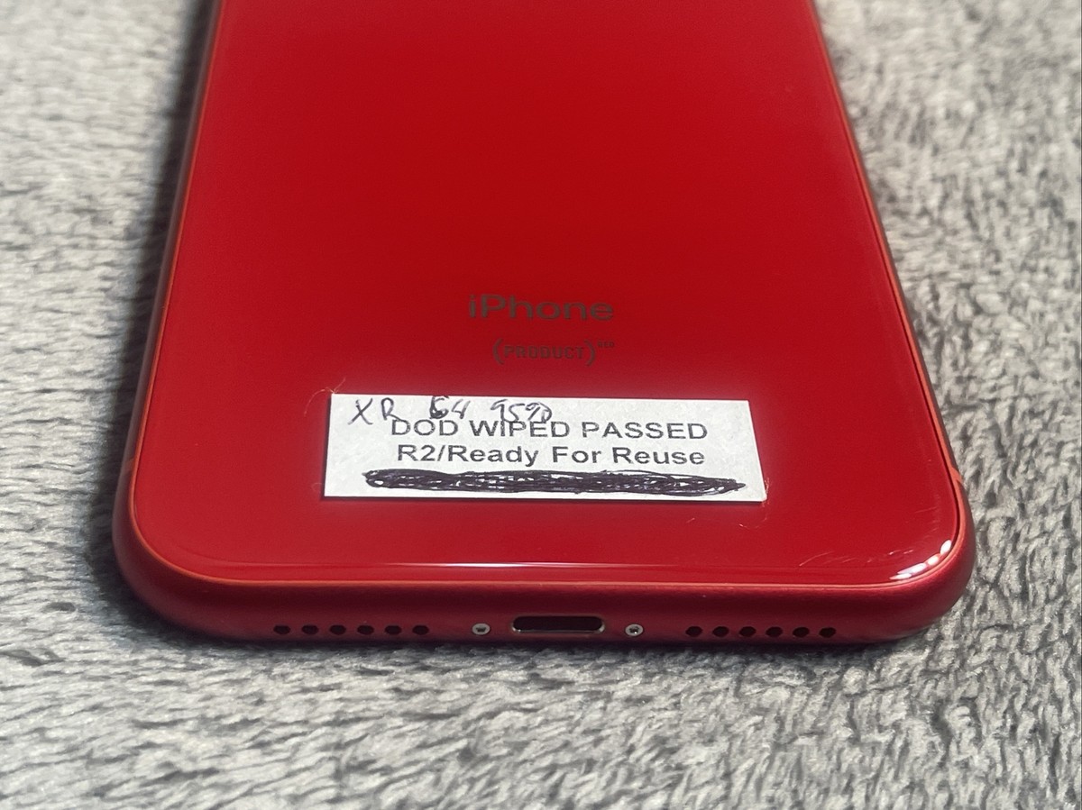 Apple iPhone XR 64GB Red A1984 MT322LL/A Unlocked Clean ESN Apple iPhone XR 64GB Red A1984 MT322LL/A Unlocked Clean ESN