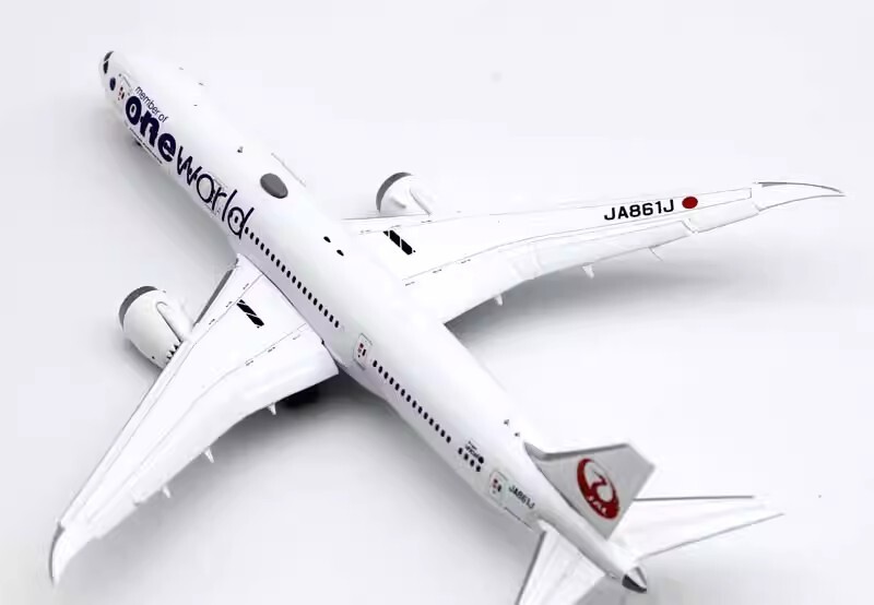 1:400 JC Wings JAL Japan Airlines B787-9 Diecast Models JA861J