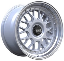 17X8.5 +20 ESM-004M 4X114.3 SILVER WHEELS  FITS RS7 240SX AE86 280Z 4X4.5 3" LIP