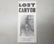 Lost Canyon Horse Carriage Wisconsin Dells Vintage Lake Delton Travel Brochure