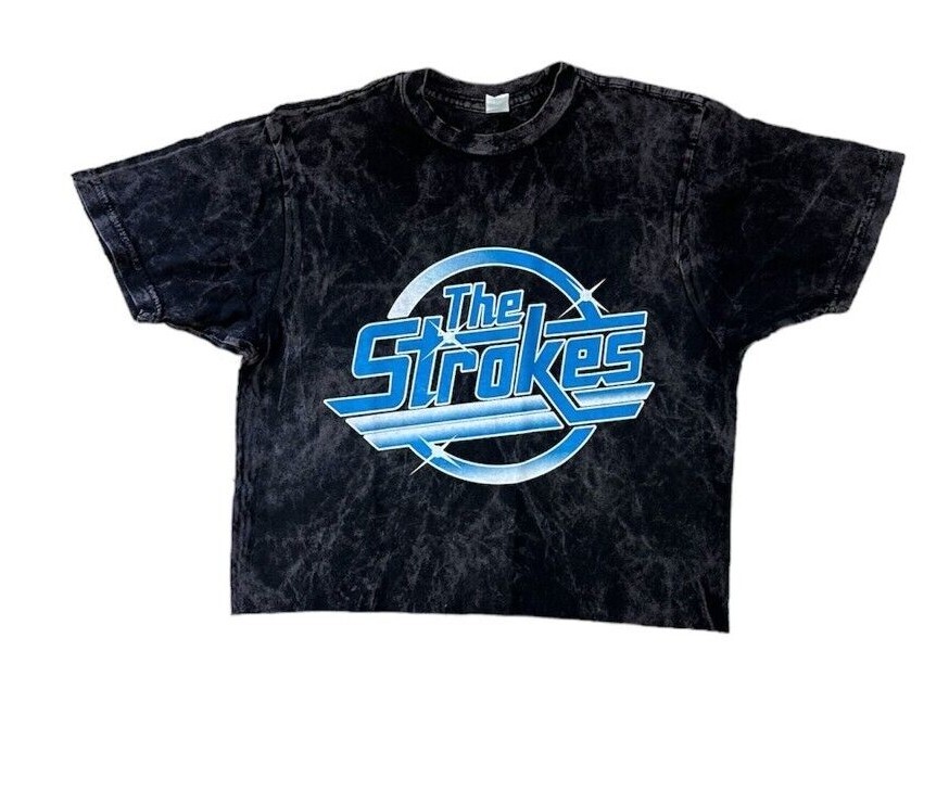 The Strokes band cropped top shirt vintage | eBay