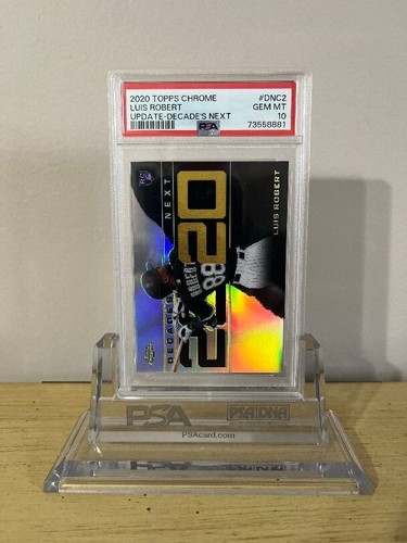 Luis Robert 2020 Topps Chrome Rookie Update - Decade's next #DNC2 PSA 10 - Picture 7 of 7