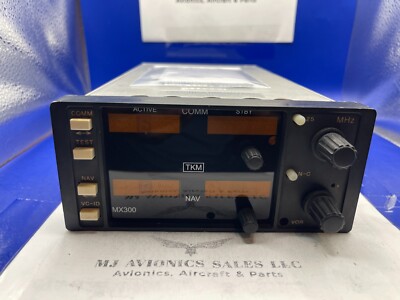 TKM MX 300 NAV/COMM 14 VDC P/N MX300 WITH FAA FORM 8130-3 | eBay