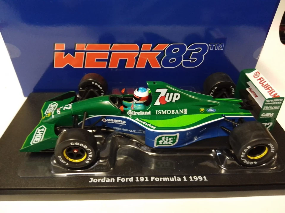 Werk83 Jordan 191 #32 Michael Schumacher debut belgium GP 1991 1/18 W1802501 - Immagine 4 di 4