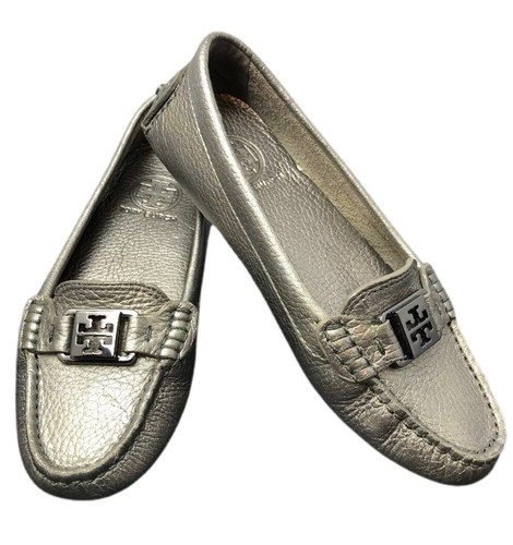 Tory Burch Kendrick Pewter Leather 