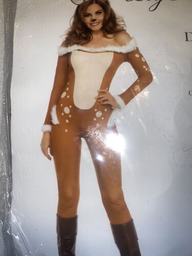 Ladies Leg Avenue Darling Deer Costume - Picture 2 of 4