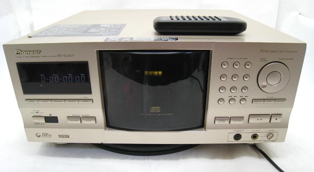 Vintage Pioneer PD-F1007 300 Changer Compact Disc Player