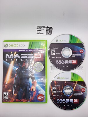 Mass Effect 3 (Microsoft Xbox 360, 2012) - Complete - CIB