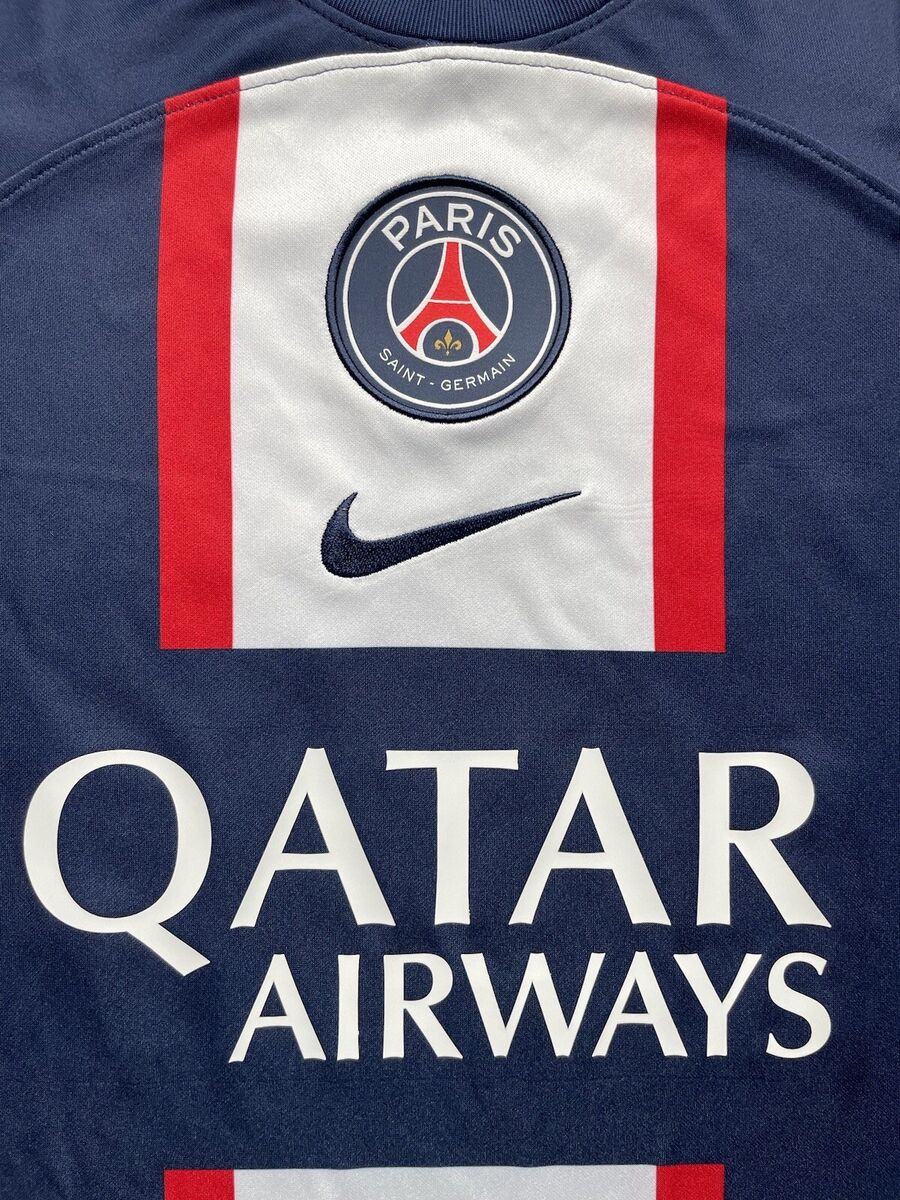 2022/23 PSG Home UCL Jersey #7 Mbappe 2XL Nike Paris Saint 2022/23 PSG Home UCL Jersey #7 Mbappe 2XL Nike Paris Saint