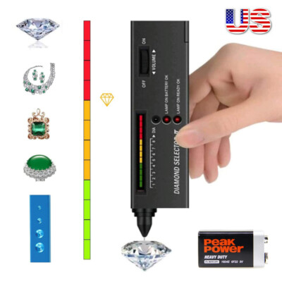 Professional Diamond Tester Pen – High Accuracy Gemstone Jewelry Tool With Case & Battery